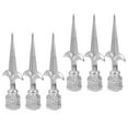 Axio 6pcs Fence Finials Heavy Duty Toppers Outdoor Post Finials for