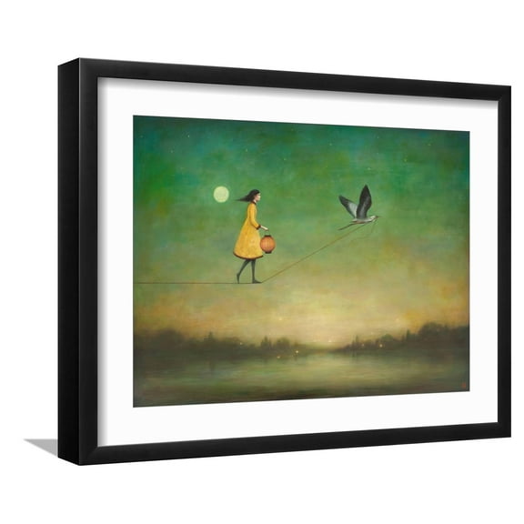 Art.com Blue Moon Expedition Art Print by Duy Huynh, Black Frame Wall Art, 21" x 17"