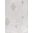 thumbnail image 6 of CAMILSON Modern Luxury Geometric Micro Loop Soft Stain Resistant Easy-Cleaning Non-Shedding Indoor Area Rug 8x10 White / Beige, 6 of 9