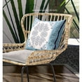 thumbnail image 3 of Window Wreath Palace Indoor/Outdoor Pillow in White Blue Indigo 26x26, 3 of 4