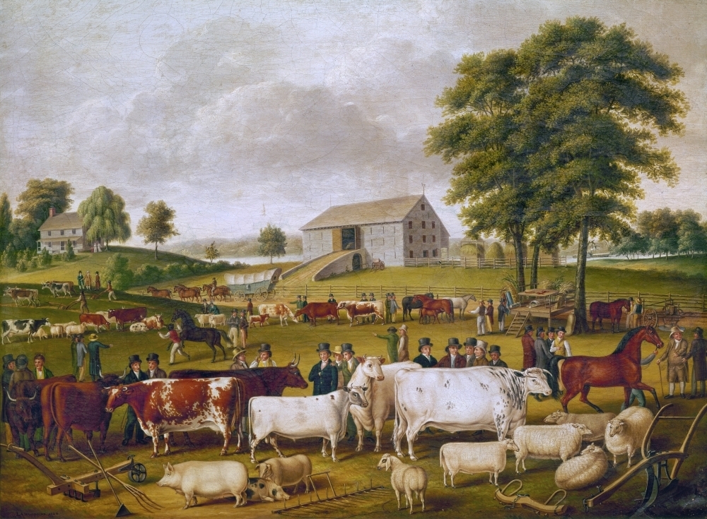 Country Fair 1824 Na Pennsylvania Country Fair Oil On Canvas 1824 By