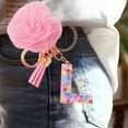thumbnail image 5 of Initial Letter Keychain, 26 Letters Available, Practical Portable Key Accessory, Cute Style Keychain Pendant, Durable Material, Suitable for Keys, Bags, Gifts for Birthday, Graduation, Parties, 5 of 5