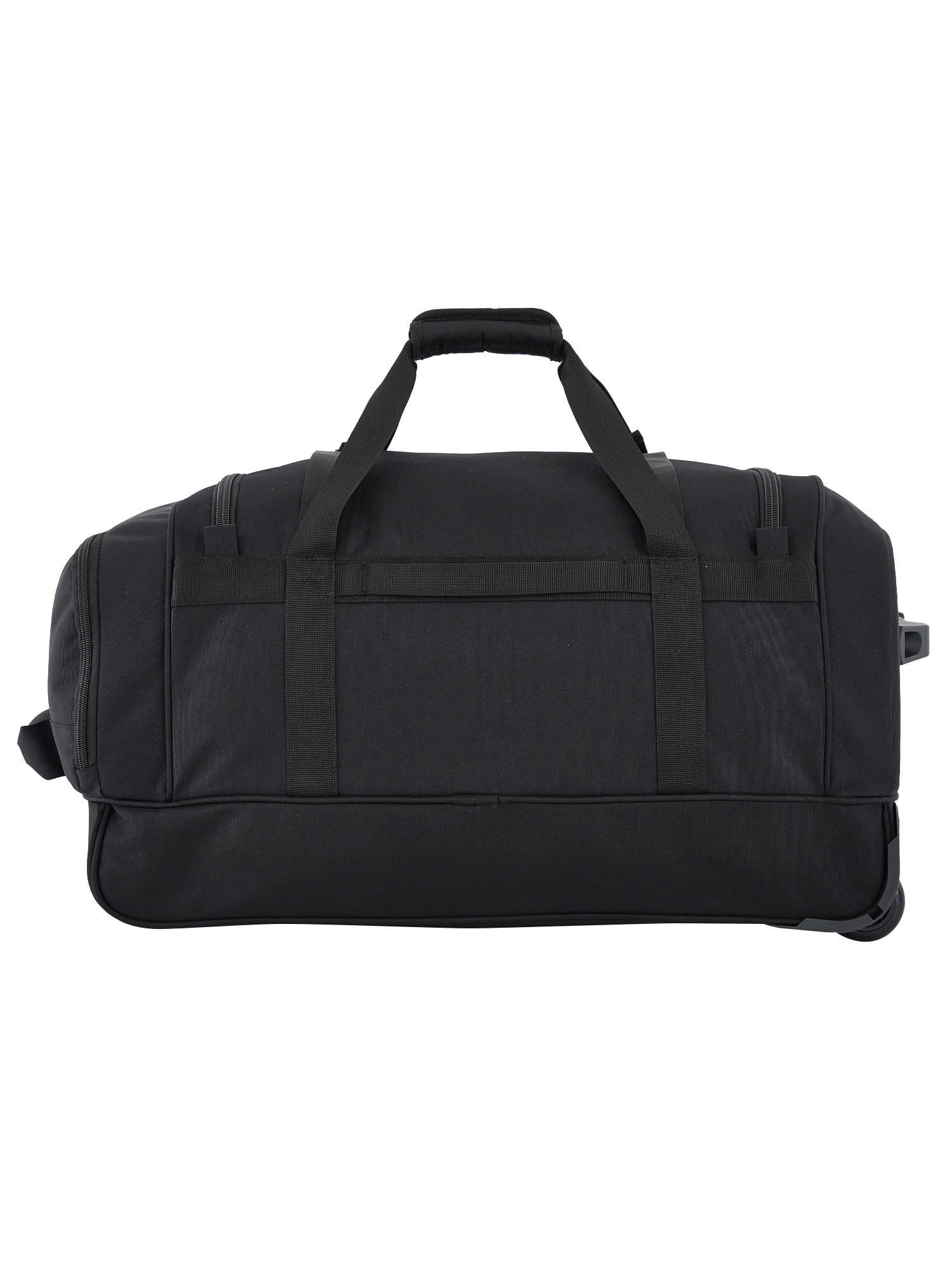 Protege Everyday Journey Medium 25" Rolling Travel Duffel with GPS Pocket, Black
