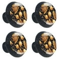 thumbnail image 2 of 4 Pcs Acorns Knobs for Kitchen Cabinet Cupboard Dresser Bookcase Drawer Pulls Handles Round Home Decor, 2 of 8