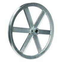 Chicago Die Cast 10 in. D Zinc Single V Grooved Pulley