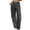 Gray, variant on Tqcoqu Cargo Denim Pants for Women,Wide Leg Baggy High Waisted Stretch Jeans,Ankle Cuffs 6 Pockets Straight Casual Jean,Army Green Women's S-XXL