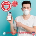 thumbnail image 4 of Wear Face Mask Sticker Sign - Social Distance Keep 6 ft Floor Window Sticker - Warning Caution Virus Quarantine Safety for Window Door Sticker - Notice Stay Away - RED, 4 of 6