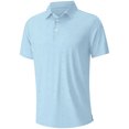 thumbnail image 4 of Iceglad Golf Shirts for Men Short Sleeve Dry Fit Print Performance Moisture Wicking Polo Shirt, 4 of 8