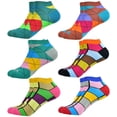 thumbnail image 2 of Calcetas multicolor GeoColors01 6Pares 6-12.5US VentDepot, 2 of 2