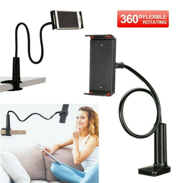 PVUEL 360°Flexible Clip Cell Phone Tablet Holder Lazy Bed Bracket