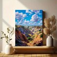 thumbnail image 6 of Scenic Canyon Landscape Oil Painting Canvas Print Wall Art for Living Room Office Hotel Lobby, 6 of 8