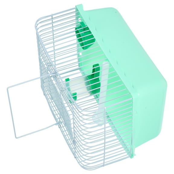 Pawsdot Light Green Bird Travel Cage with Durable ABS and Iron for Parrots and Small Birds