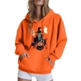 thumbnail image 2 of Heisall Womens Hoodies 2025 Autumn Winter Long Sleeve Hooded Pocket Halloween Print Loose Casual Fashion Hooded Sweatshirts, 2 of 5