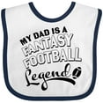 thumbnail image 3 of Inktastic My Dad is a Fantasy Football Legend Boys or Girls Baby Bib, 3 of 4