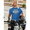 thumbnail image 2 of Proud Navy Family T-Shirt Men -Navy Designs, Male x-Large, 2 of 4