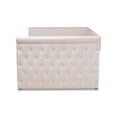 thumbnail image 5 of Baxton Studio Amaya Modern and Contemporary Light Pink Velvet Fabric Upholstered Full Size Daybed with Trundle, 5 of 12