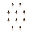 thumbnail image 1 of Monstrate Feliz Navidad Botella de vino Cubierta Festival Barba blanca Fiesta Atmósferas Cap Decoración Reutilizable de Navidad Gorra negra gorra negra 10Conjunto, 1 of 6