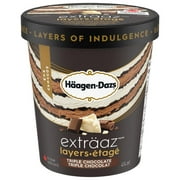 HÄAGEN-DAZS EXTRÄAZ Layers Triple Chocolate Ice Cream, 414 ml