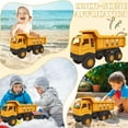 thumbnail image 6 of HJJLRH Construction Toys, Dump Truck Toy Construction Vehicle – Plastic Action Vehicle with Articulated Buckets for Indoor & Outdoor Play, Ages 3+, 6 of 9