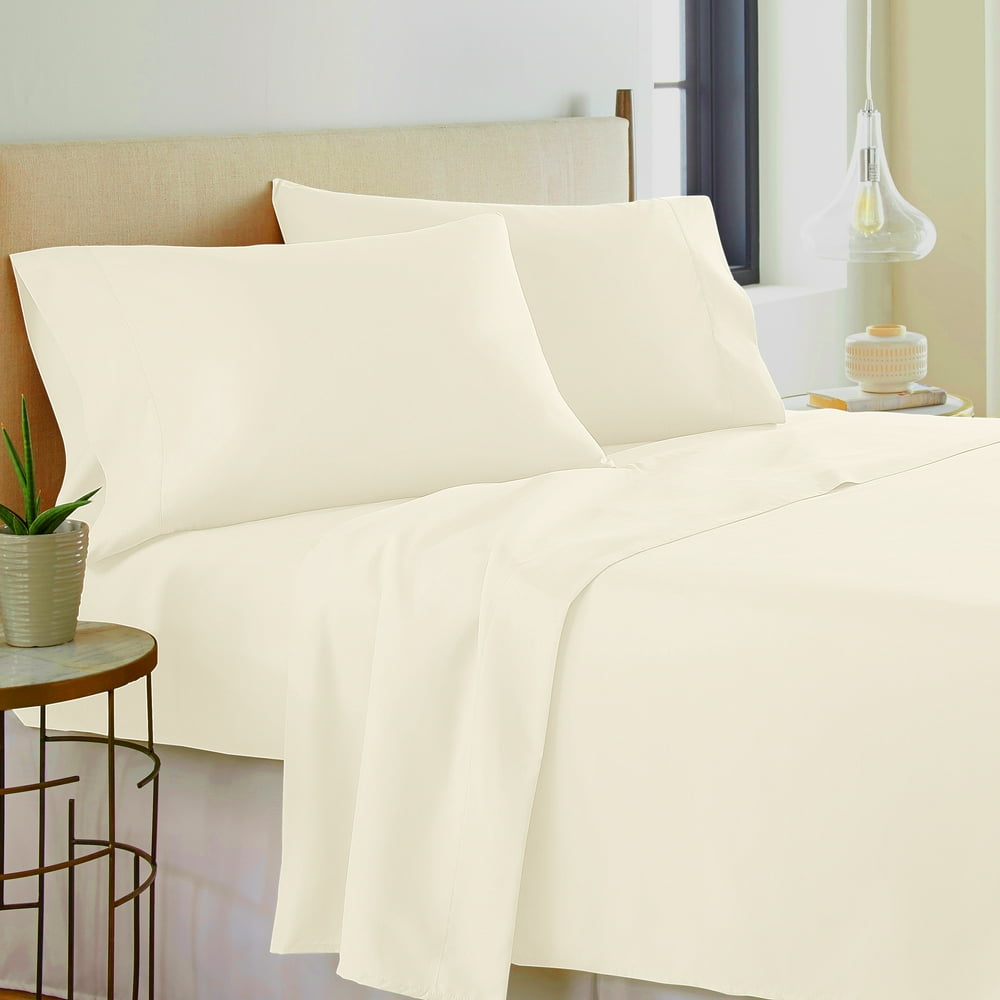 100% Cotton Anti – Microbial 410TC Pearl Twin Xl Size Sheet Set Extra