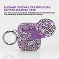 thumbnail image 5 of Decase Airpods Case Cover 2&1,Luxury Bling Glitter Full Protective Case with Keychain for Apple AirPods 1st 2nd Generation Charging Case,Shockproof AirPod Case for Women Girls,Silver, 5 of 5