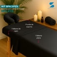 thumbnail image 2 of Kit Spa 3 Pzas Sábanas Para Cama De Masaje - Negro, 2 of 8