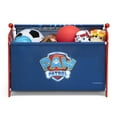 PAW Patrol Toy Box with Retractable Fabric Top by Delta Children, Blue