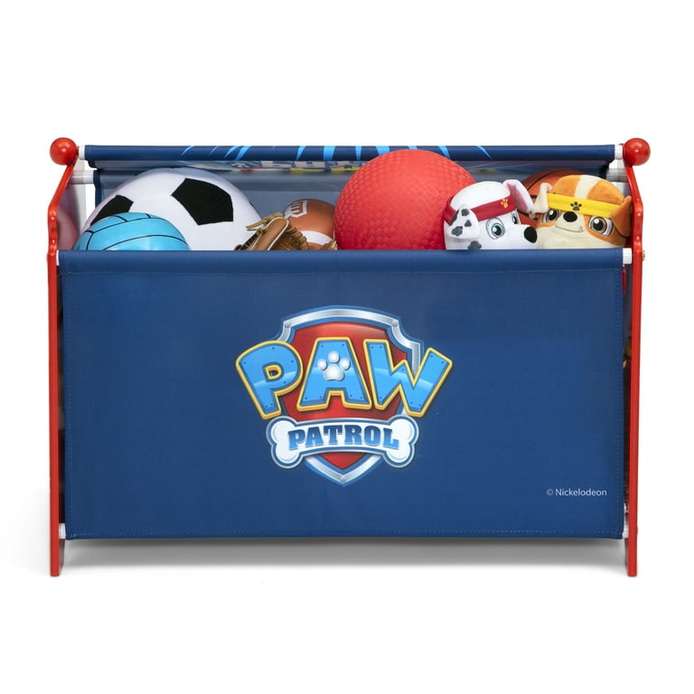 PAW Patrol Toy Box with Retractable Fabric Top by Delta Children