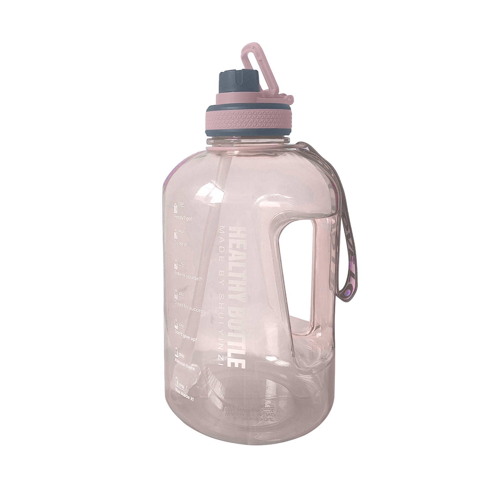 Half Gallon Motivational Time Marker Bottle With Straw & Leakproof Lid -  Primula