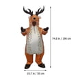 thumbnail image 2 of Costumes Hommes Costume Gonflable Élan Costume Gonflable Déguisement Rennes Jumpsui_Perfect Gift, 2 of 4