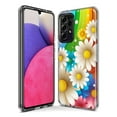 thumbnail image 3 of MUNDAZE Samsung Galaxy A03S Colorful Rainbow Daisies Blue Pink White Green Double Layer Phone Case Cover, 3 of 5