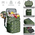 thumbnail image 5 of Travel Cooler Bag - DarkGreen Cartoon Dinosaurs Plants Pattern Camping Beer Cooler Backpack with Bottle Opener- Waterproof Insulated Picnic Backpacks - Cooler Bag for Beach, 5 of 6