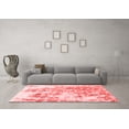 thumbnail image 3 of Ahgly Company Indoor Rectangle Abstract Red Modern Area Rugs, 5' x 8', 3 of 4