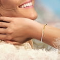 thumbnail image 2 of Ross-Simons 1.00 ct. t.w. Diamond Bypass Bangle Bracelet in Sterling Silver and 18kt Gold Over Sterling, Women's, Adult, 2 of 4