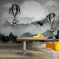 thumbnail image 1 of Muravie Flying Balloons and Scenery Wallpaper, 1 of 3