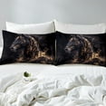 thumbnail image 3 of Erosebridal Black Horse Duvet Cover King, 3D Farm Animal Comforter Cover King, Rustic Farmhouse Decorative, Reversible 3pcs, (No Comforter), 3 of 6