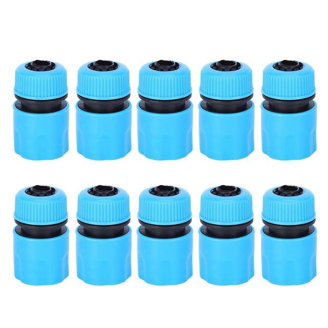 10 Uds G1/2in tubería de agua conector rápido adaptador de junta de pezón herramientas de riego de jardinería