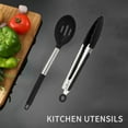 thumbnail image 5 of 2Pcs Silicone Cooking Kitchen Utensils Set, BPA Free, Non-Stick Heat Resistant Best Kitchen Cookware, 5 of 5
