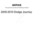 thumbnail image 2 of Transit Auto Rear Complete Suspension Shocks Strut and Coil Spring Mount Assemblies Pair for Car 2009-2010 Dodge Journey - Left Right Side (Driver Passenger) K78A-100251, 2 of 2