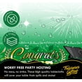 thumbnail image 3 of Green Graduation Tablecloth 1 Pack - Green Graduation Party Supplies, 3 of 6