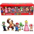 thumbnail image 3 of Figuras de acción de Super Mario Bros para niños, juguetes de PVC, modelos de Luigi, Yoshi, Donkey Kong, seta, regalos de cumpleaños, 3 of 4