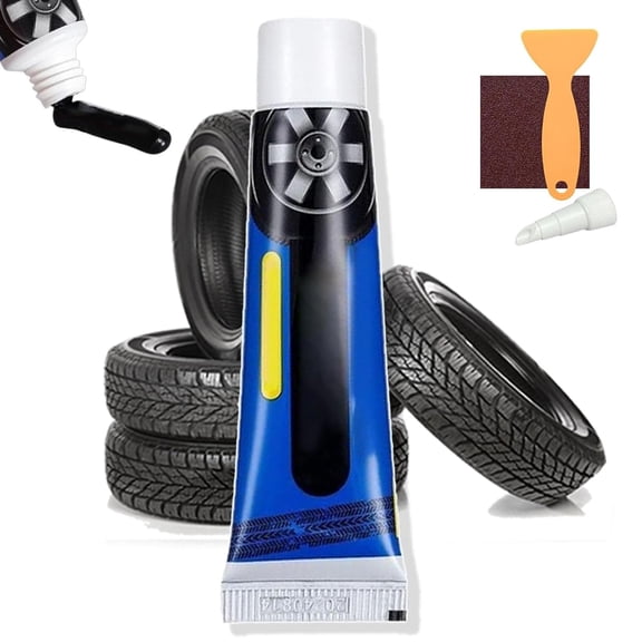 60ml Weather-Resistant Waterproof Flexible Tire Repair Adhesive, Multifunctional Car Tire Repair Glue, Waterproof, High and Low Temperature Resistant, Wear Resistant