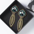 thumbnail image 4 of Panda Vintage Copper-Colored Lace Bookmarks: Stainless Steel Book Accessories and Book Marks - Ideal Gifts for Readers and Book Lovers, 4 of 5