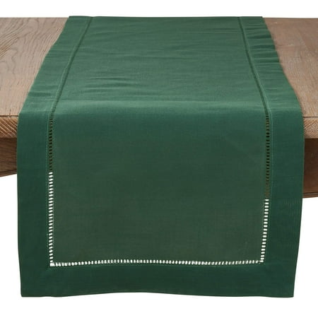 

Fennco Styles Classic Hemstitch Border Tablecloth Linen Collection