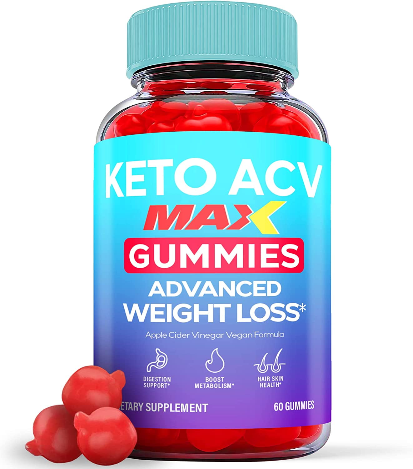 (1 Pack) Keto ACV Max Gummies Supplement for Weight Loss Energy