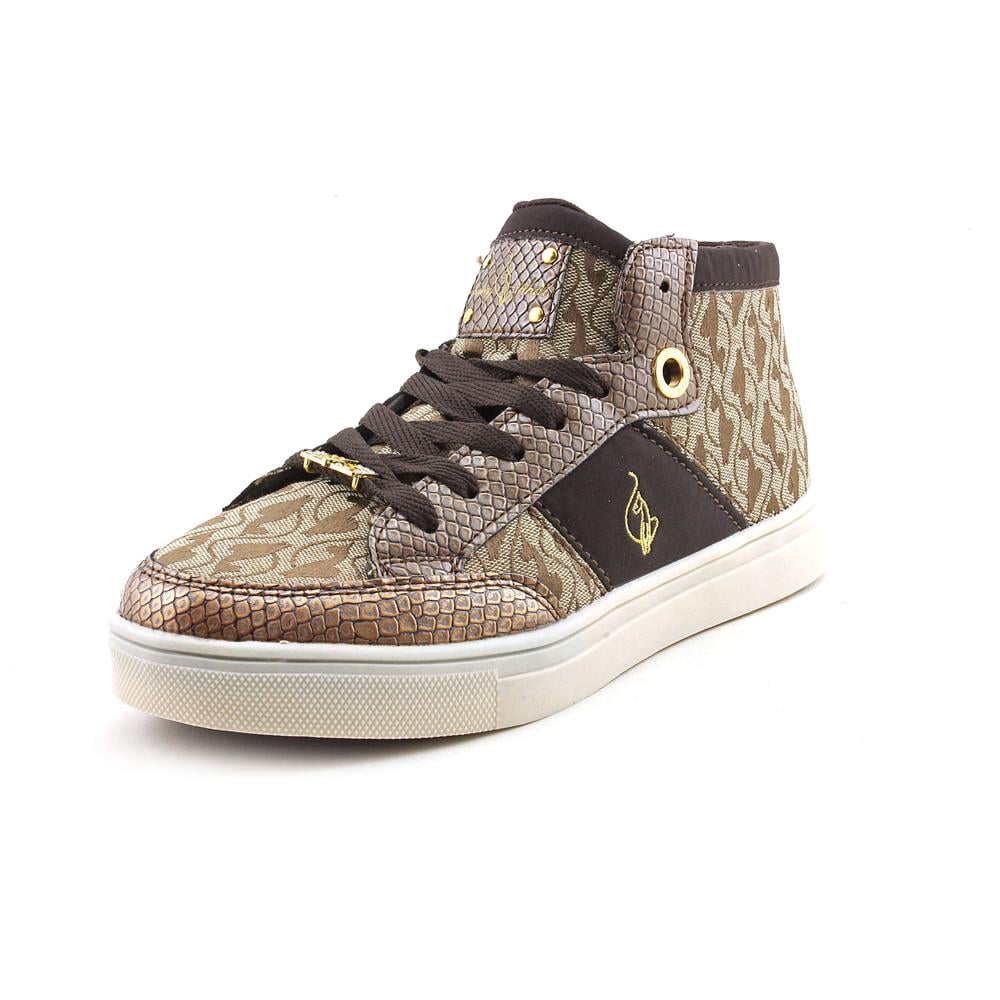 Baby Phat - Baby Phat Aria Mid Jaquard Women Round Toe Canvas Sneakers ...