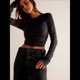 thumbnail image 5 of Pantalones Vaqueros de Mujer, Cintura Alta, Pierna Recta, Holgados, Estilo Boyfriend, Pantalones Cargo de Moda 2025. Negro S, 5 of 8