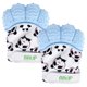 thumbnail image 1 of 2pcs-Baby Silicone Teeth Gloves-Lake Blue Four Fingers Xemadio LL-1795, 1 of 7