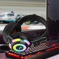 thumbnail image 4 of KUBITE Wired Headphones Over-Ear Gaming Earphones with RGB Light Super Dazzling Interface Wire Control with Microphone Computer Headset, 4 of 4