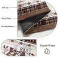 thumbnail image 6 of Small Round Rug 3Ft Washable Non-Slip, Texas Star Vintage Circle Area Rugs for Living Room Bedroom, Red Berry Retro Art Brown White Wooden Indoor Floor Mats Carpet Runner for Home Decor, 6 of 8